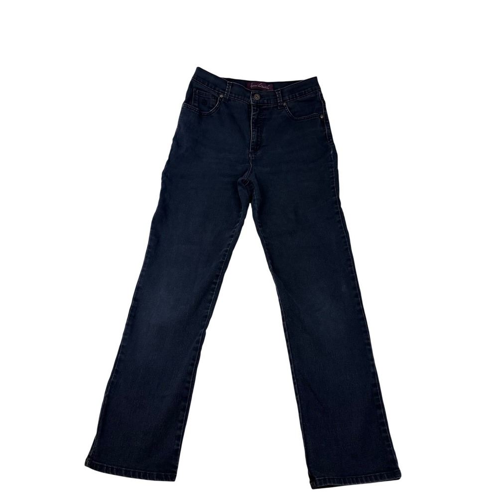 Gloria Vanderbilt Amanda High Rise Straight Leg Jeans‎ Dark Wash Blue Size 8